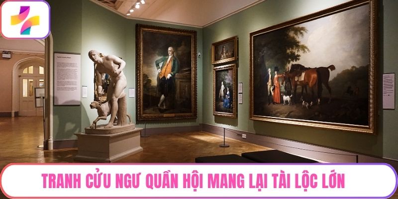 Tranh Cửu Ngư Quần Hội mang lại tài lộc lớn